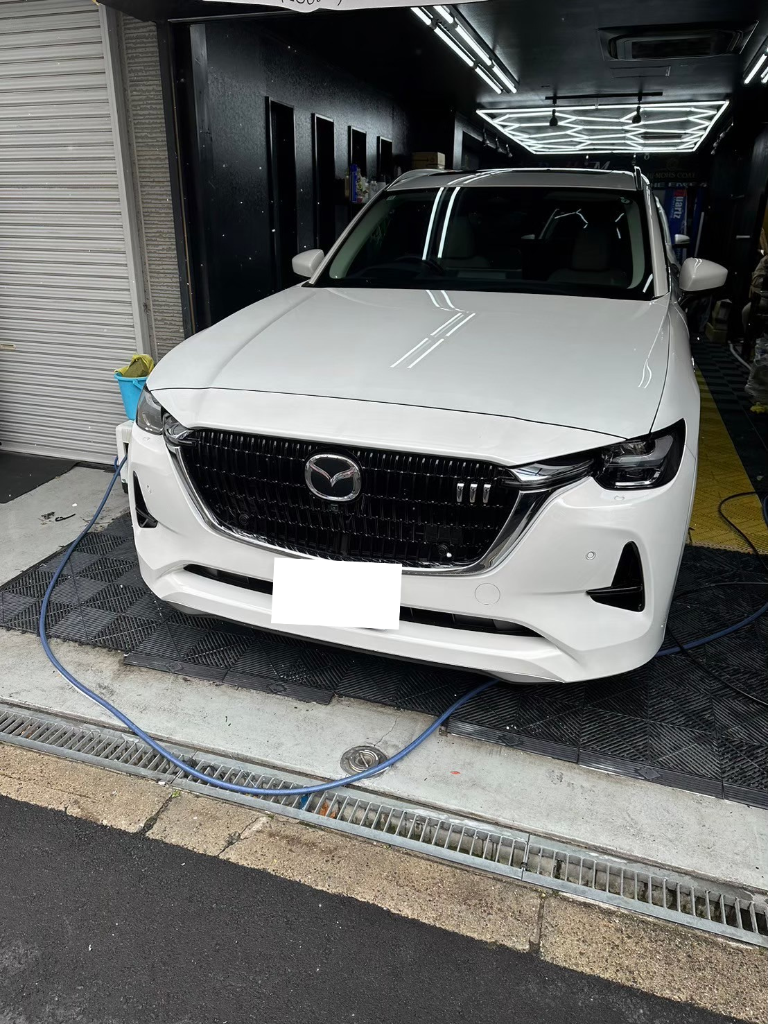 マツダ CX-60 ホワイト キーパーコーティング 大阪 施工事例