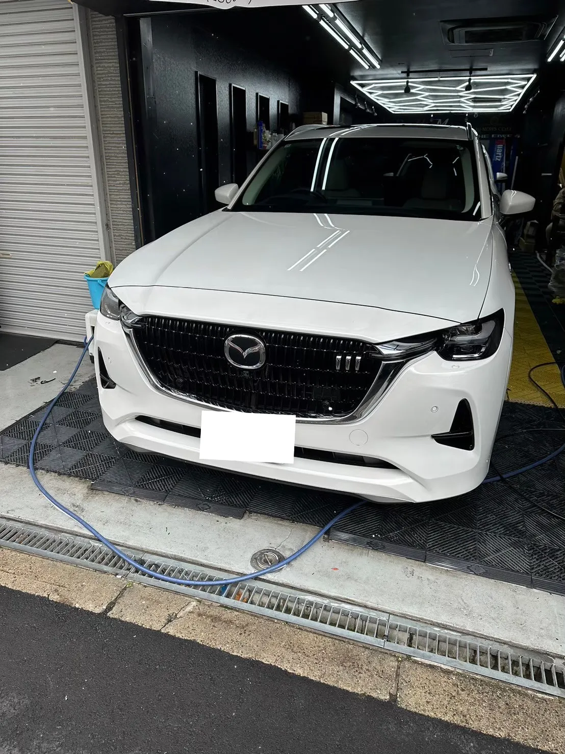 マツダ CX-60 ホワイト キーパーコーティング 大阪 施工事例